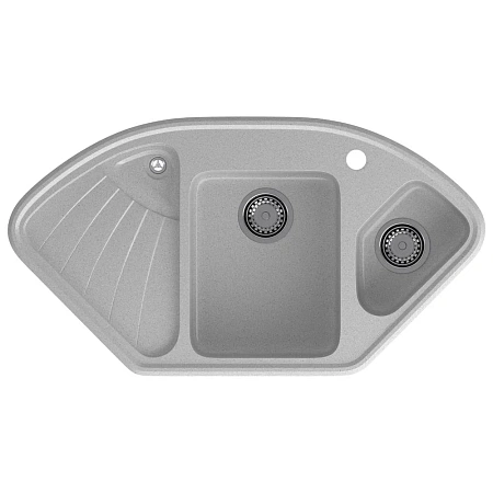 Кухонная мойка GranFest CORNER C-1040E серый Кухонная мойка GranFest CORNER C-1040E серый