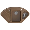 Кухонная мойка GranFest CORNER C-1040E терракот Кухонная мойка GranFest CORNER C-1040E терракот