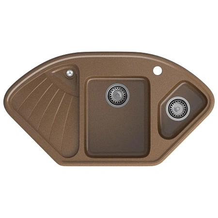 Кухонная мойка GranFest CORNER C-1040E терракот Кухонная мойка GranFest CORNER C-1040E терракот