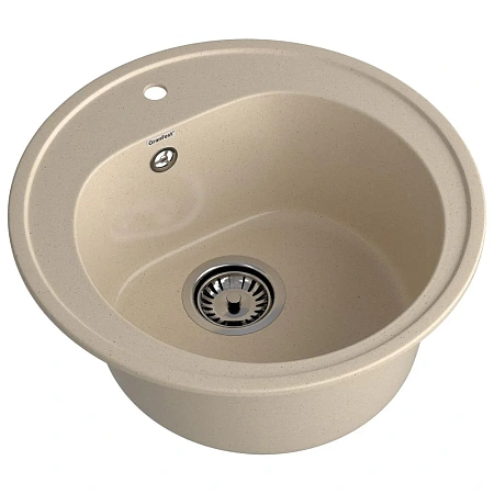 Кухонная мойка GranFest RONDO R-510 кашемир Кухонная мойка GranFest RONDO R-510 кашемир