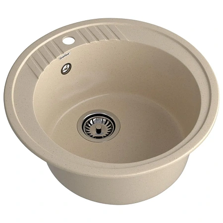 Кухонная мойка GranFest RONDO R-520 кашемир Кухонная мойка GranFest RONDO R-520 кашемир