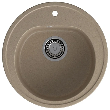 Кухонная мойка GranFest RONDO R-510 песочный