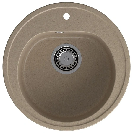 Кухонная мойка GranFest RONDO R-510 песочный Кухонная мойка GranFest RONDO R-510 песочный