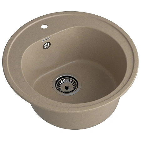 Кухонная мойка GranFest RONDO R-510 песочный Кухонная мойка GranFest RONDO R-510 песочный