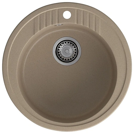 Кухонная мойка GranFest RONDO R-520 песочный Кухонная мойка GranFest RONDO R-520 песочный