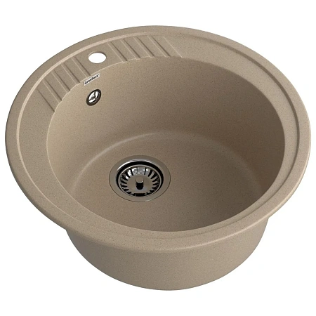 Кухонная мойка GranFest RONDO R-520 песочный Кухонная мойка GranFest RONDO R-520 песочный