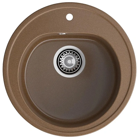 Кухонная мойка GranFest RONDO R-510 терракот Кухонная мойка GranFest RONDO R-510 терракот