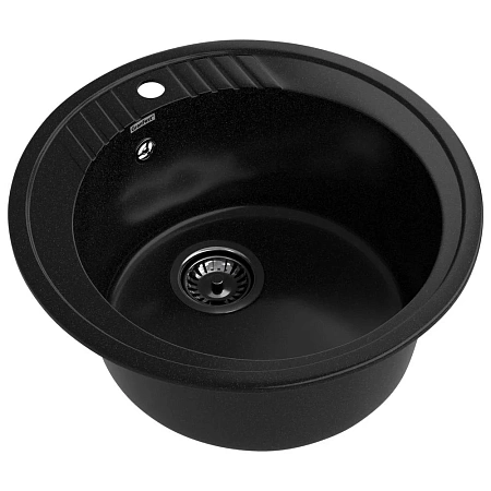 Кухонная мойка GranFest RONDO R-520 черный Кухонная мойка GranFest RONDO R-520 черный