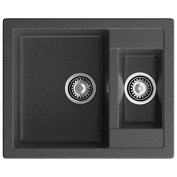 Кухонная мойка GranFest QUADRO Q-610K графит