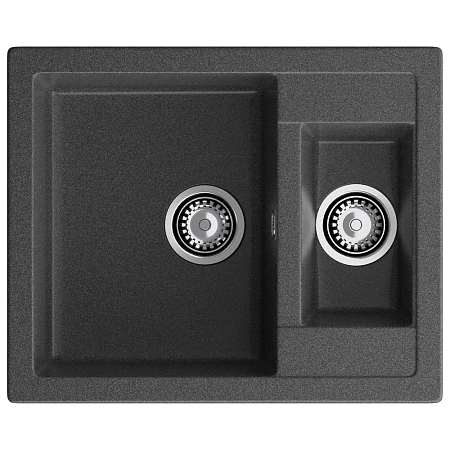 Кухонная мойка GranFest QUADRO Q-610K графит Кухонная мойка GranFest QUADRO Q-610K графит