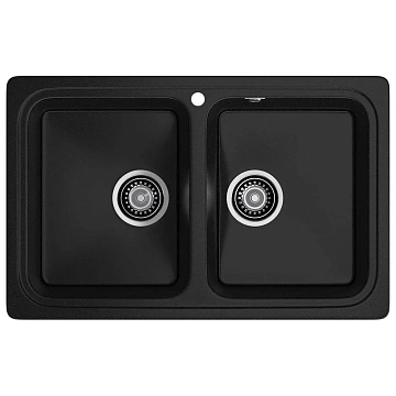 Кухонная мойка GranFest STANDART S-780K черный