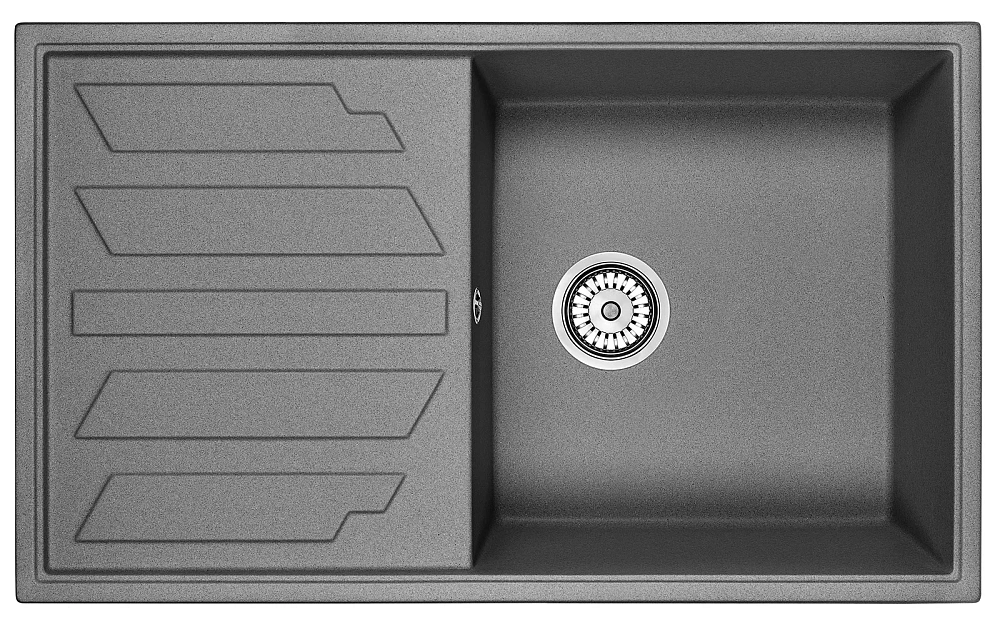 Кухонная мойка Granula 8601 графит — Изображение 2