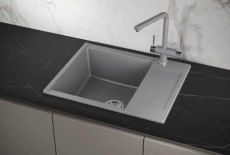 Кухонная мойка Granula 6202 алюминиум