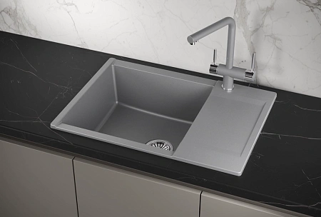 Кухонная мойка Granula 7003 алюминиум