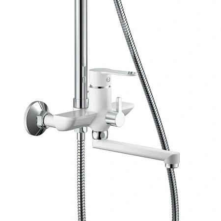 Душевая система Haiba HB24557-8 белый Душевая система Haiba HB24557-8 белый