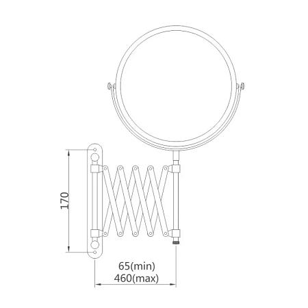 Зеркало косметическое Haiba HB6406 Зеркало косметическое Haiba HB6406