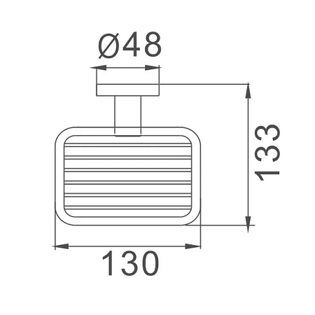Мыльница Haiba HB8702-1 черный Мыльница Haiba HB8702-1 черный