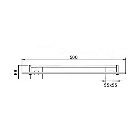 Полка Haiba HB8907 черная Полка Haiba HB8907 черная