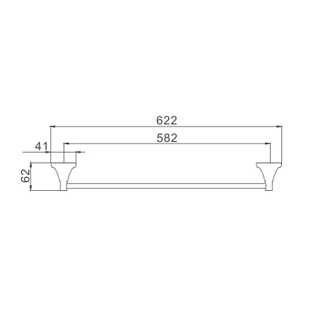 Полотенцедержатель Haiba HB8501 хром Полотенцедержатель Haiba HB8501 хром