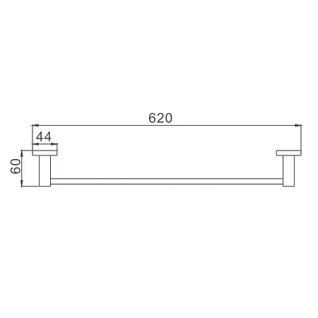 Полотенцедержатель Haiba HB8601 хром Полотенцедержатель Haiba HB8601 хром