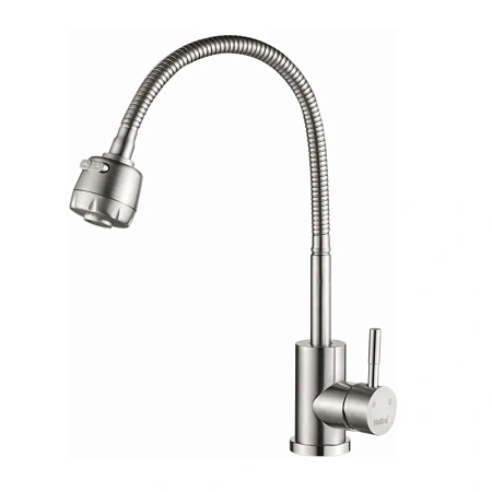 Смеситель для кухни Haiba HB73304 сталь Смеситель для кухни Haiba HB73304 сталь