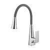 Смеситель для кухни Haiba HB73823 с гибким изливом, хром