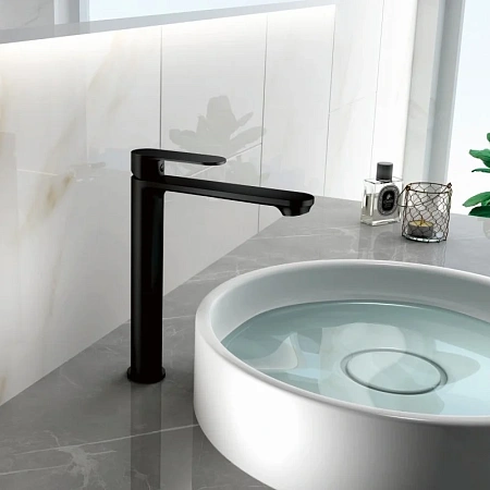 Смеситель для раковины Haiba HB11590-7 черный Смеситель для раковины Haiba HB11590-7 черный