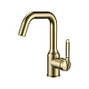 Смеситель для раковины Haiba HB10825-5 золото матовое Смеситель для раковины Haiba HB10825-5 золото матовое