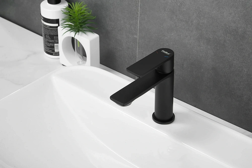 Смеситель для раковины Haiba HB10639-7 черный — Изображение 3