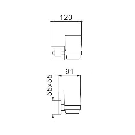 Стакан Haiba HB8906 черный Стакан Haiba HB8906 черный