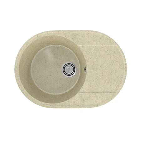 Кухонная мойка Practik PR-M-610-002 без сифона, слоновая кость Кухонная мойка Practik PR-M-610-002 без сифона, слоновая кость