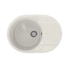 Кухонная мойка Practik PR-M-610-001 без сифона, белый камень Кухонная мойка Practik PR-M-610-001 без сифона, белый камень