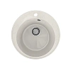 Кухонная мойка Practik PR-M-475-001 без сифона, белый камень