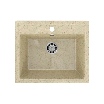 Кухонная мойка Practik PR-M-565-002 без сифона, слоновая кость