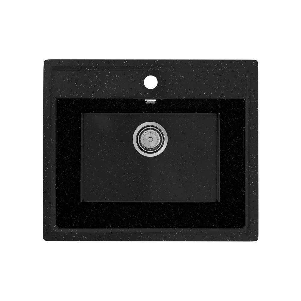 Кухонная мойка Practik PR-M-565-004 без сифона, черный оникс — Изображение 1