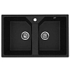 Кухонная мойка Practik PR-M-770-004 без сифона, черный оникс Кухонная мойка Practik PR-M-770-004 без сифона, черный оникс