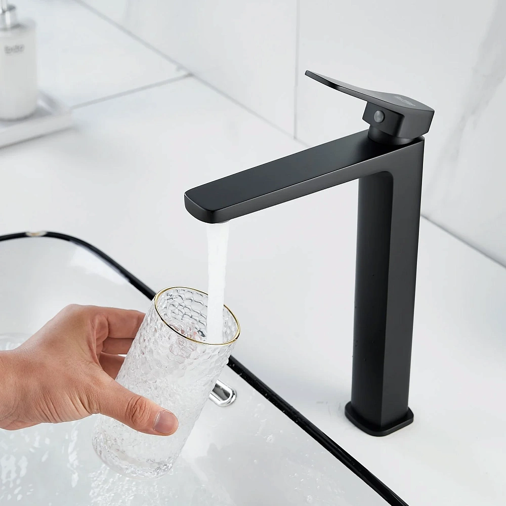 Смеситель для раковины Raffine F1199H черный — Изображение 8