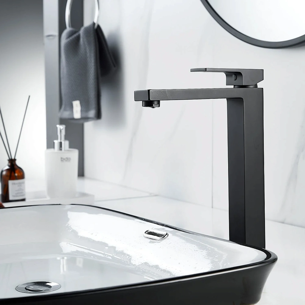 Смеситель для раковины Raffine F1196H черный — Изображение 8