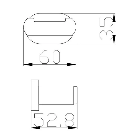 Крючок Rav Slezak YUKON YUA0102CMAT черный Крючок Rav Slezak YUKON YUA0102CMAT черный