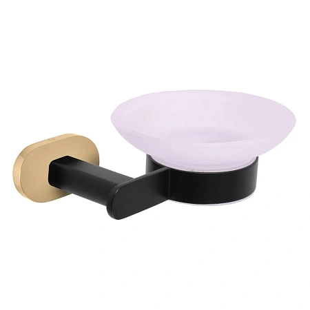 Мыльница Rav Slezak YUKON YUA0300CMATZ черный/золото Мыльница Rav Slezak YUKON YUA0300CMATZ черный/золото