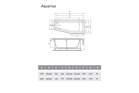 Акриловая ванна Relisan AQUARIUS Гл000013736 правосторонняя 160x70 Акриловая ванна Relisan AQUARIUS Гл000013736 правосторонняя 160x70