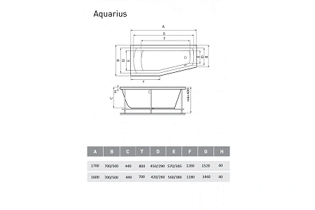 Акриловая ванна Relisan AQUARIUS Гл000013735 левосторонняя 160x70 Акриловая ванна Relisan AQUARIUS Гл000013735 левосторонняя 160x70