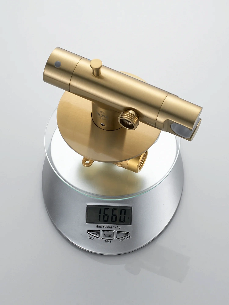 Гигиенический душ Rose R915G с термостатом, золотой сатин — Изображение 19