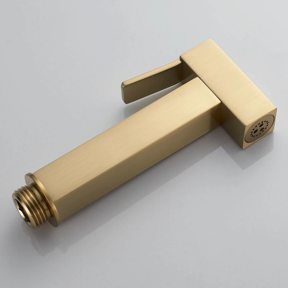 Гигиенический душ Rose R965G с термостатом, золотой сатин — Изображение 4