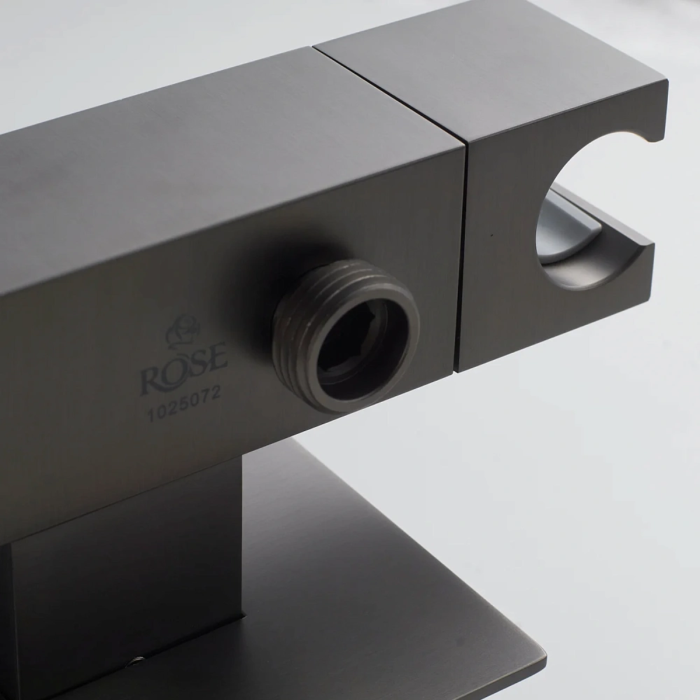 Гигиенический душ Rose R965T с термостатом, оружейная сталь — Изображение 9