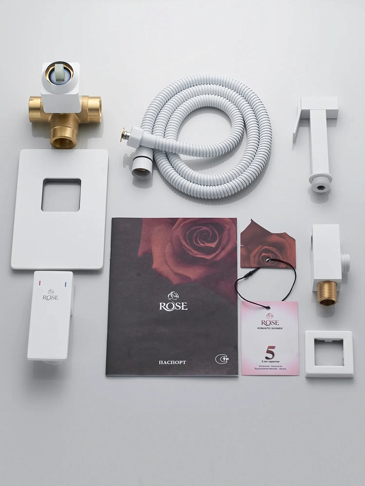 Гигиенический душ Rose R2805C белый — Изображение 26