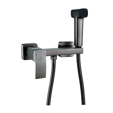 Гигиенический душ Rose R1505T-1 оружейная сталь
