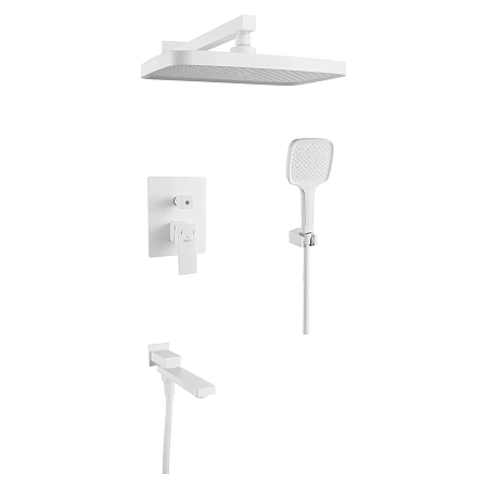 Душевая система Rose R2835C встраиваемая, белый Душевая система Rose R2835C встраиваемая, белый