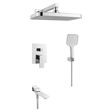 Душевая система Rose R2835 встраиваемая, хром Душевая система Rose R2835 встраиваемая, хром