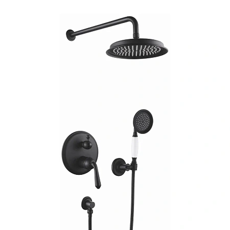 Душевая система Rose R0235H встраиваемая, черный Душевая система Rose R0235H встраиваемая, черный